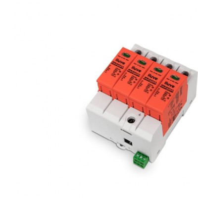 RGB TECHNIK Ochronnik przepięć ze stykiem sygnalizacyjnym OP30s T1+T2 B+C 4P 4M 30/60kA 1,5KV TN-S