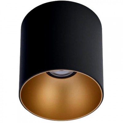 NOWODWORSKI Spot sufitowy POINT TONE BLACK/GOLD 8224 czarno-złoty