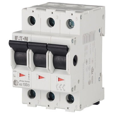EATON Rozłącznik izolacyjny modułowy HIS-100/3 100A 240V AC 3P 3Z