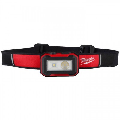 MILWAUKEE Akumulatorowa latarka - czołówka USB, 450 lm, 4V IRHL450