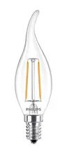 SIGNIFY Żarówka LED CorePro płomyk filament 2W E14 WW 2700K 250LM BA35