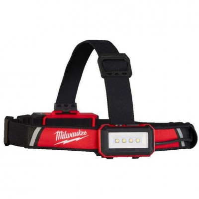 MILWAUKEE Akumulatorowa latarka - czołówka USB, 600 lm, 4V, 3.0 Ah L4HLRP-301