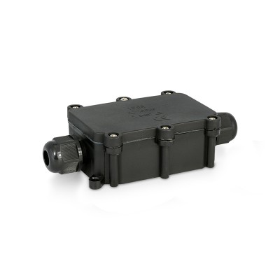 ELEKTRO PLAST OPATÓWEK 63.2 Puszka natynkowa PG9-2P czarna IP68 PI2P