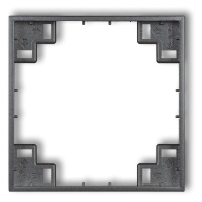 Ramka pośrednia Grafitowy Karlik ICON - 11IRP-1