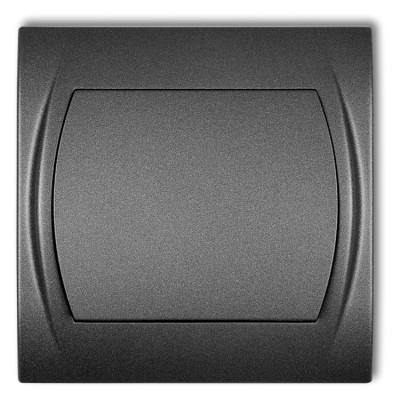 Łącznik jednobiegunowy Grafitowy Karlik LOGO - 11LWP-1