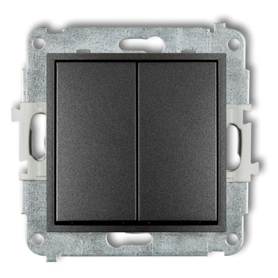 Mechanizm łącznika świecznikowego Grafitowy Karlik MINI - 11MWP-2