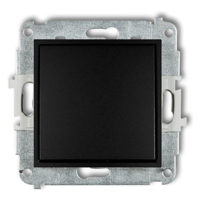 Mechanizm łącznika jednobiegunowego Czarny Mat 12IWP-1 Karlik ICON