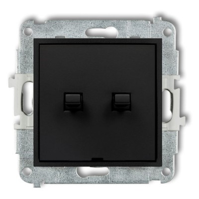 Mechanizm łącznika świecznikowego w stylu amerykańskim Czarny Mat Karlik ICON - 12IWPUS-2