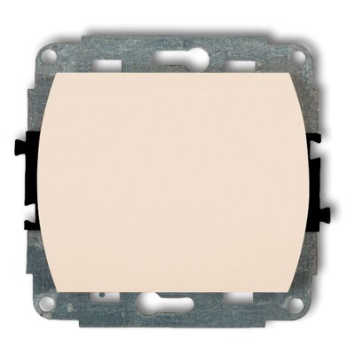 Mechanizm łącznika jednobiegunowego podświetlanego Beżowy Karlik TREND - 1WP-1L