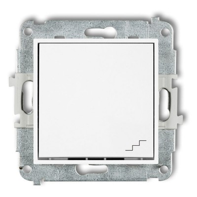 Mechanizm łącznika schodowego Biały Mat Karlik ICON - 25IWP-3