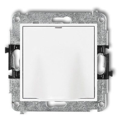 Mechanizm wypustu kablowego Biały Mat 25MWPK Karlik MINI