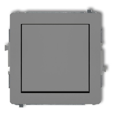 Mechanizm łącznika jednobiegunowego Szary Mat Karlik DECO - 27DWP-1