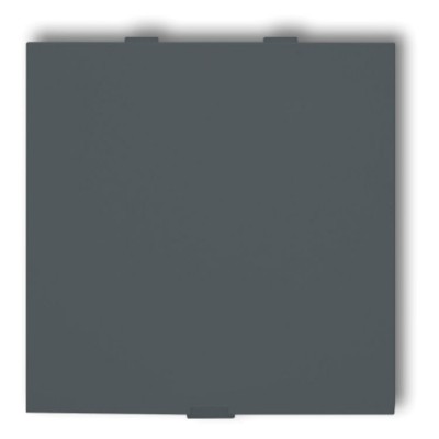 Zaślepka do ramki serii DECO i MINI Grafitowy Mat Karlik DECO - 28DZA