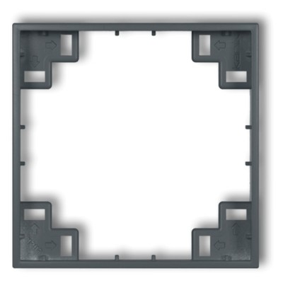 Ramka pośrednia Grafitowy Mat Karlik ICON - 28IRP-1