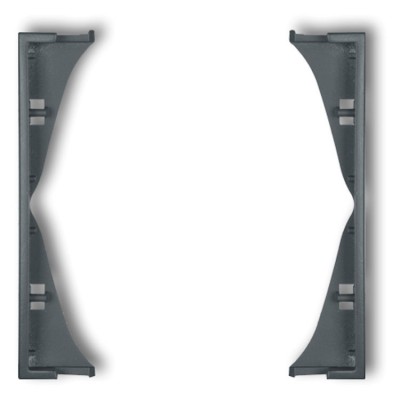 Ramka pośrednia do gniazd podwójnych Grafitowy Mat Karlik ICON - 28IRP-2