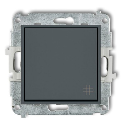 Mechanizm łącznika krzyżowego Grafitowy Mat Karlik ICON - 28IWP-6