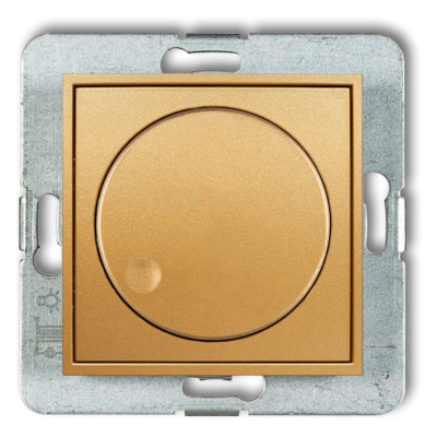 Mechanizm elektronicznego regulatora oświetlenia przyciskowo-obrotowego Złoty Karlik ICON - 29IRO-1