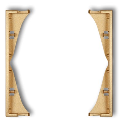 Ramka pośrednia do gniazd podwójnych Złoty Karlik ICON - 29IRP-2