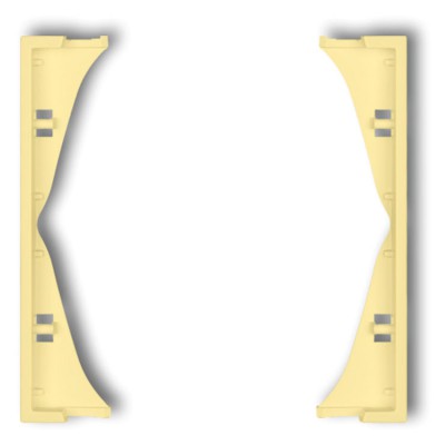 Ramka pośrednia do gniazd podwójnych Kanarkowy Karlik ICON - 43IRP-2