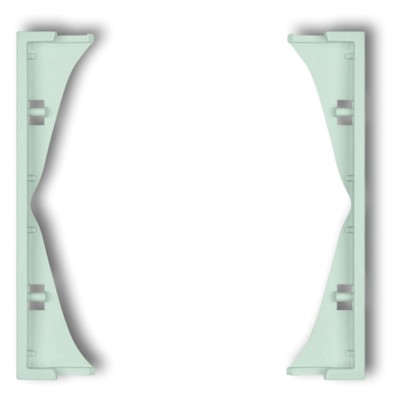 Ramka pośrednia do gniazd podwójnych Miętowy Karlik ICON - 46IRP-2