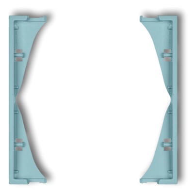 Ramka pośrednia do gniazd podwójnych Lazurowy Karlik ICON - 48IRP-2