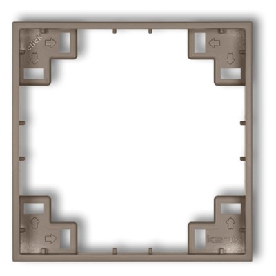Ramka pośrednia Czekoladowy Karlik ICON - 49IRP-1