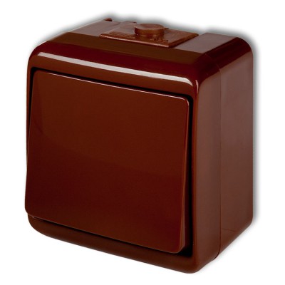 4WHE-1 Łącznik jednobiegunowy Brązowy