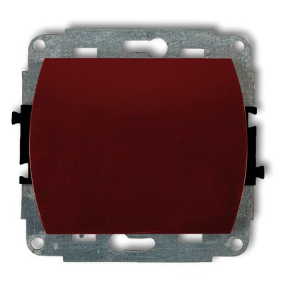 Mechanizm łącznika jednobiegunowego podświetlanego Brązowy Karlik TREND - 4WP-1L
