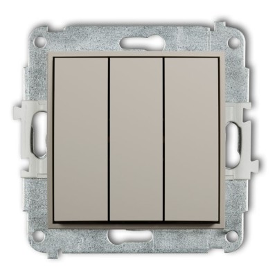 60MWP-7 Mechanizm łącznika potrójnego Taupe