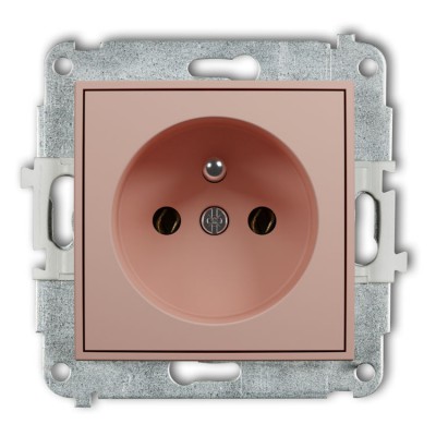 62IGP-1z Mechanizm gniazda pojedynczego z uziemieniem 2P+Z (bez przesłon torów prądowych) Łososiowy