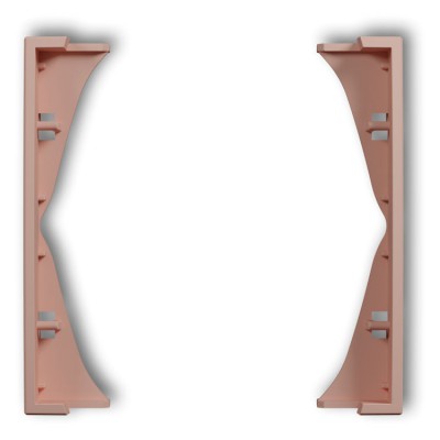 62IRP-2 Ramka pośrednia do gniazd podwójnych Łososiowy