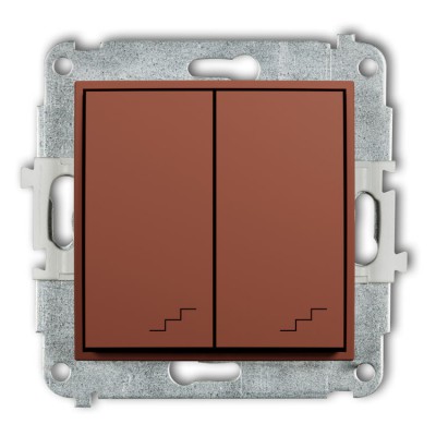 63IWP-33 Mechanizm łącznika podwójnego schodowego Terakota