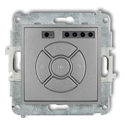 Mechanizm elektronicznego sterownika roletowego (sterowanie lokalne) Srebrny Metalik Karlik ICON - 7ISR-1