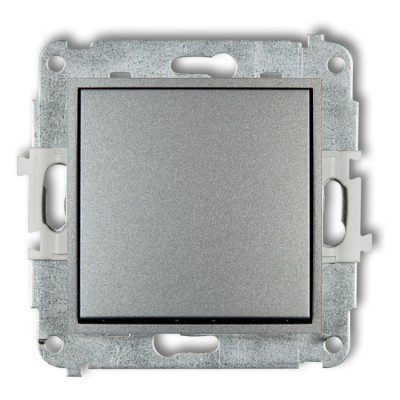 Mechanizm łącznika jednobiegunowego Srebrny Metalik 7IWP-1 Karlik ICON
