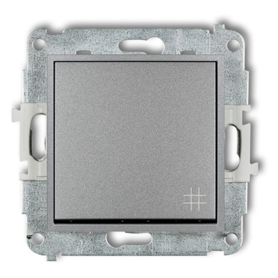 Mechanizm łącznika krzyżowego Srebrny Metalik Karlik ICON - 7IWP-6