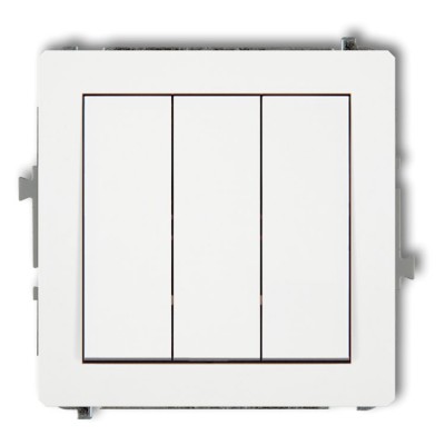 Mechanizm łącznika potrójnego Biały Karlik DECO - DWP-7