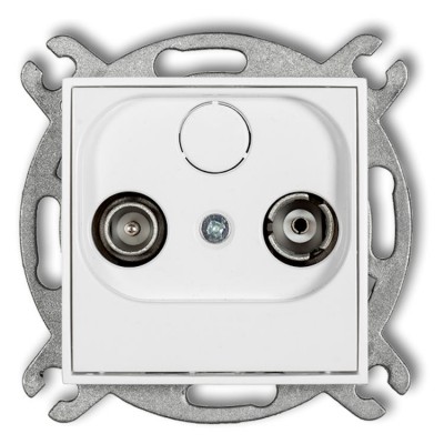 IG2K Mechanizm gniazda abonenckiego RTV końcowego 2dB Biały