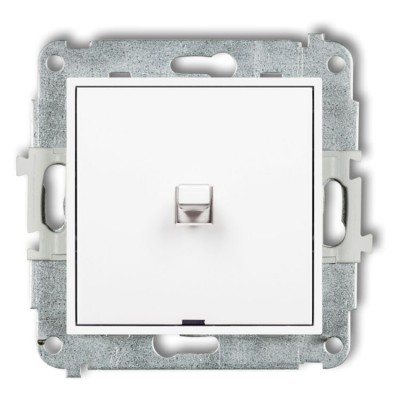 Mechanizm łącznika jednobiegunowego w stylu amerykańskim Biały Karlik ICON - IWPUS-1