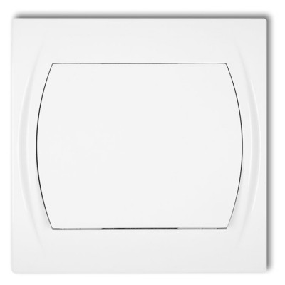 Łącznik jednobiegunowy Biały Karlik LOGO - LWP-1