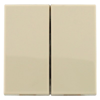 450325 Klawisze podwójne łączników lub przycisków podwójnych Krem