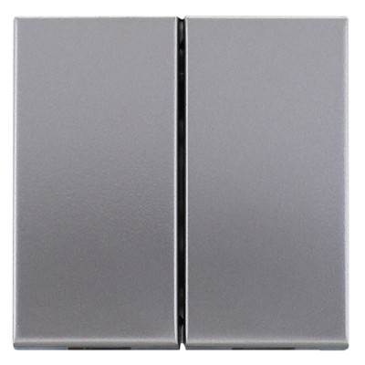 454125 Klawisze podwójne łączników lub przycisków podwójnych Inox