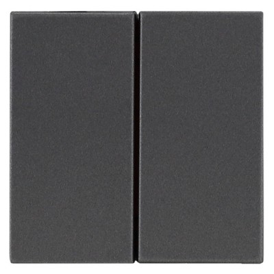 456025 Klawisze podwójne łączników lub przycisków podwójnych Grafit