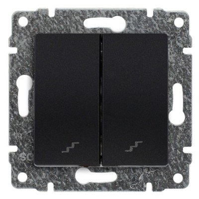 516119 Łącznik schodowy podwójny (Moduł) Antracyt