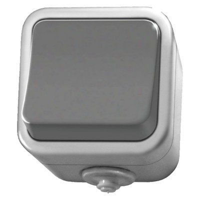 Łącznik jednobiegunowy Szary Ospel DELFINA - ŁNH-1D/30