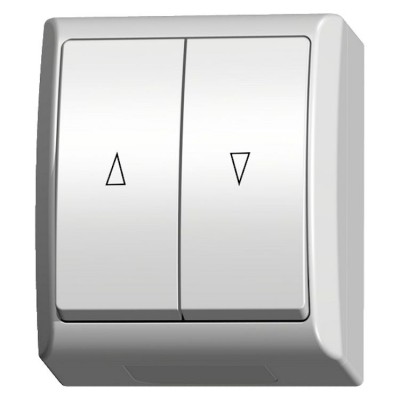 Łącznik żaluzjowy, zwierny Biały Ospel FALA - ŁNH-7H/00