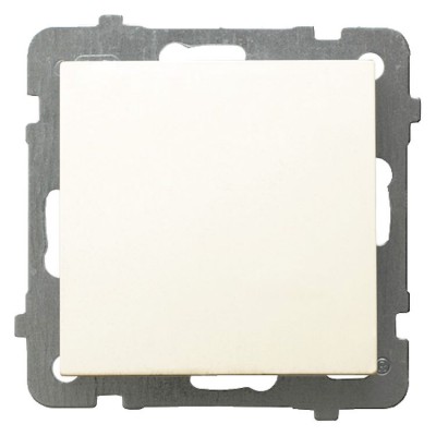 Łącznik jednobiegunowy Ecru Ospel AS - ŁP-1G/m/27