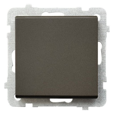 Łącznik jednobiegunowy Czekoladowy Metalik Ospel SONATA - ŁP-1R/m/40