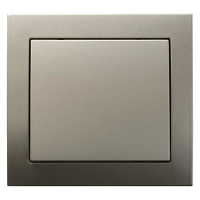 Łącznik jednobiegunowy Satyna Light Ospel KIER - ŁP-1W/45