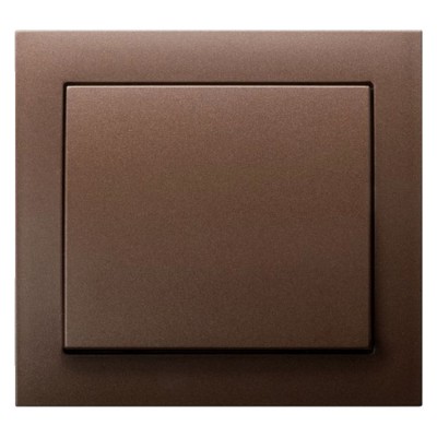 Łącznik jednobiegunowy Brązowy Metalik Ospel KIER - ŁP-1W/52