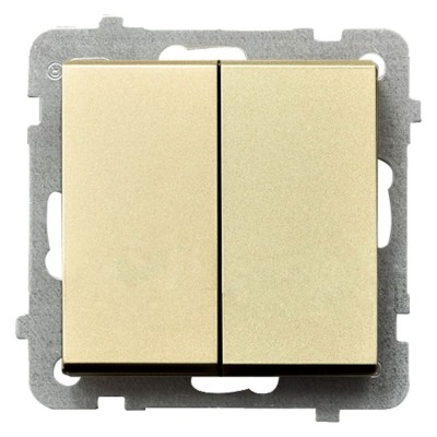 Łącznik dwugrupowy świecznikowy Szampański Złoty Ospel SONATA - ŁP-2R/m/39